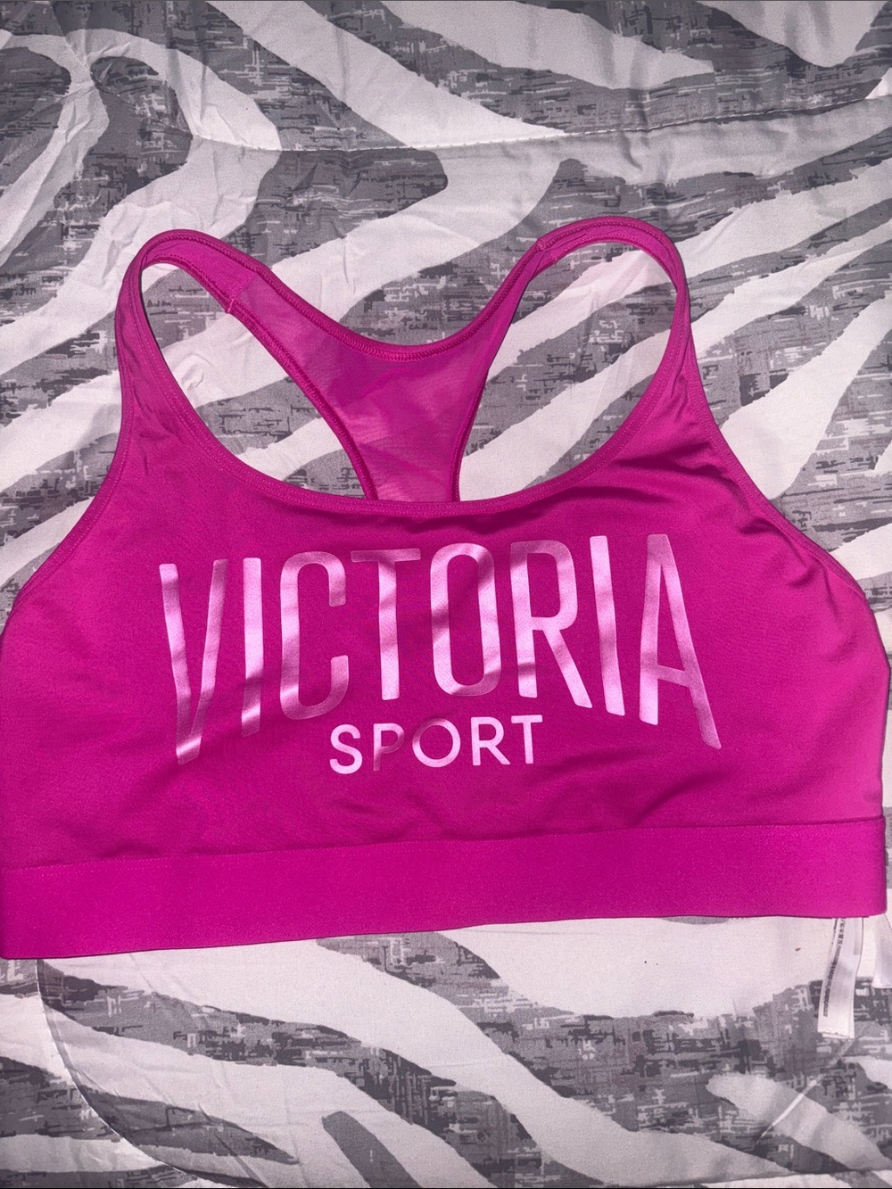 Victoria Sport Women's Magenta Racerback Sports Bra